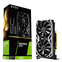 EVGA GeForce GTX1650 SC UltraGaming 4GB GDDR6  Gráfica