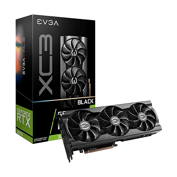 EVGA GeForce RTX3070 XC3 BlackGaming 8GB GDDR6 LHR  Gráfica