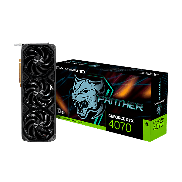 Gainward GeForce RTX 4070 Panther 12GB GDDR6X DLSS3  Tarjeta Gráfica Nvidia