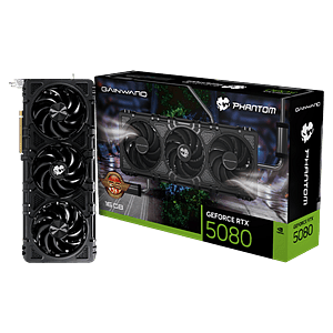 Gainward GeForce RTX 5080 Phantom GS 16GB GDDR7 DLSS4  Tarjeta Gráfica Nvidia
