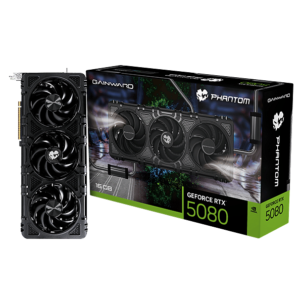 Gainward GeForce RTX 5080 Phantom 16GB GDDR7 DLSS4  Tarjeta Gráfica Nvidia