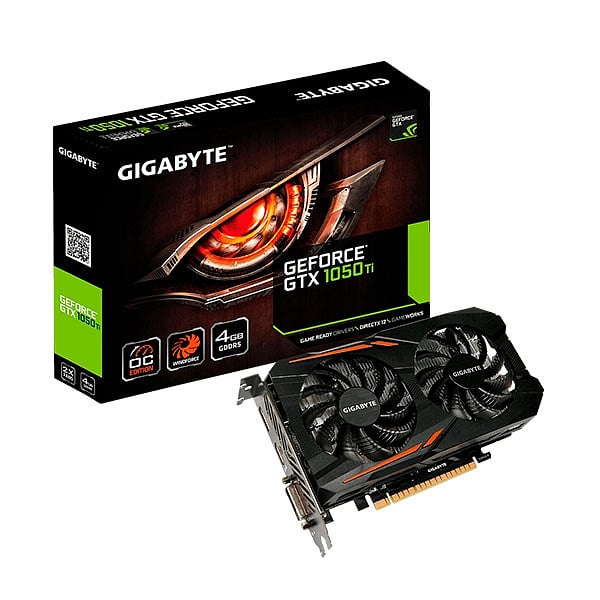 Gigabyte GeForce GTX1050 Ti OC 4GB GD5  Gráfica