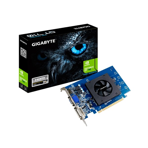 Gigabyte GeForce GT710 Low Profile 20 1GB GD5  Gráfica