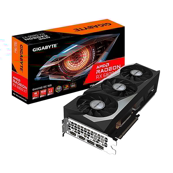 Gigabyte Radeon RX6800 XT Gaming OC 16GB GDDR6  Tarjeta Gráfica AMD