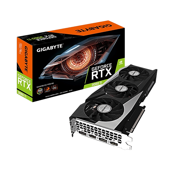 Gigabyte GeForce RTX3060 Ti Gaming OC Pro 8GB GDDR6 rev 20  Gráfica