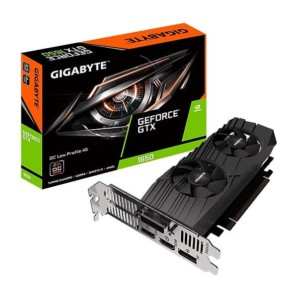 Gigabyte GeForce GTX1650 D6 OC Low Profile 4GB GDDR6  Gráfica