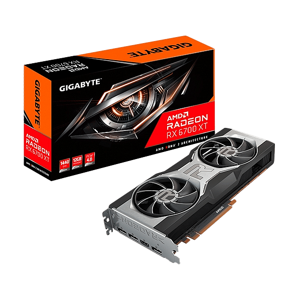 Gigabyte Radeon RX6700 XT 12GB GDDR6  Tarjeta Gráfica AMD
