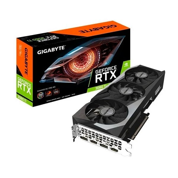 Gigabyte GeForce RTX3060 Ti GamingOC Pro 8GB GD6  Gráfica