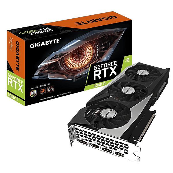 Gigabyte GeForce RTX3060 Ti Gaming OC Pro 8GB GDDR6 LHR  Gráfica