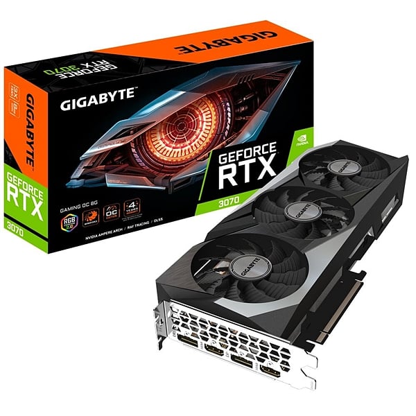 Gigabyte GeForce RTX3070 Gaming OC 8GB GDDR6 LHR  Tarjeta Gráfica Nvidia