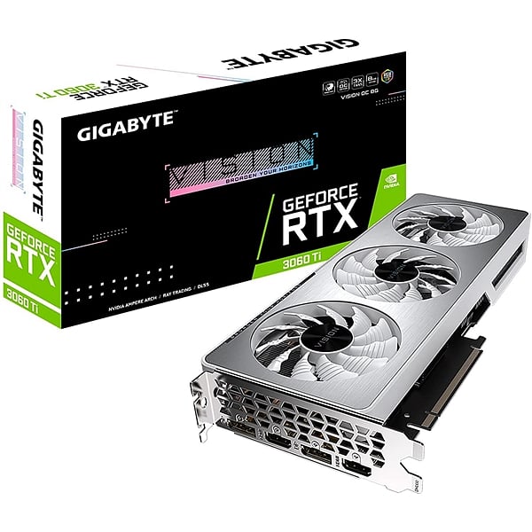Gigabyte GeForce RTX3060 Ti Vision OC 8GB GDDR6 LHR  Gráfica