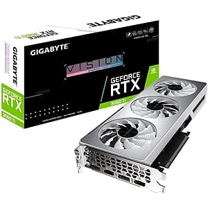 Gigabyte GeForce RTX3060 Ti Vision OC 8GB GDDR6 LHR  Gráfica