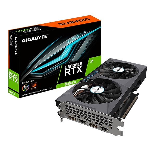 Gigabyte GeForce RTX3060 Ti Eagle 8GB GDDR6 LHR  Gráfica