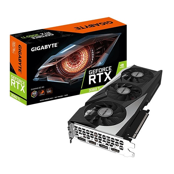 Gigabyte GeForce RTX3060 Ti Gaming OC 8GB GDDR6 LHR  Gráfica
