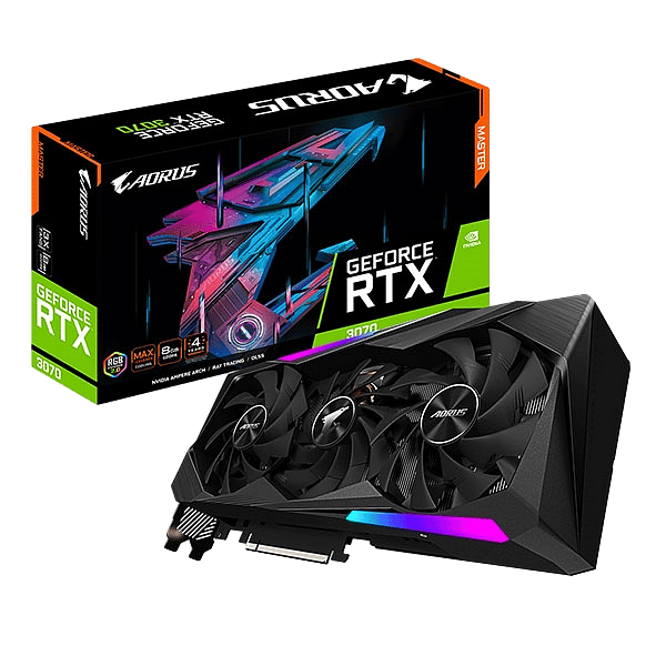 Aorus GeForce RTX3070 Master 8GB GDDR6 LHR  Gráfica