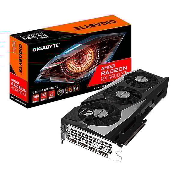 Gigabyte Radeon RX6600 XT Gaming OC Pro 8GB GDDR6  Tarjeta Gráfica AMD
