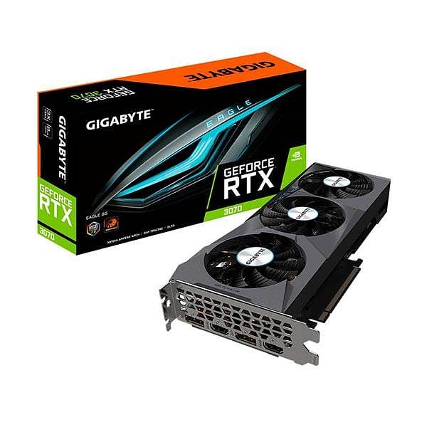 Gigabyte GeForce RTX 3070 Eagle 8GB GDDR6 Ver 20  Tarjeta Gráfica Nvidia