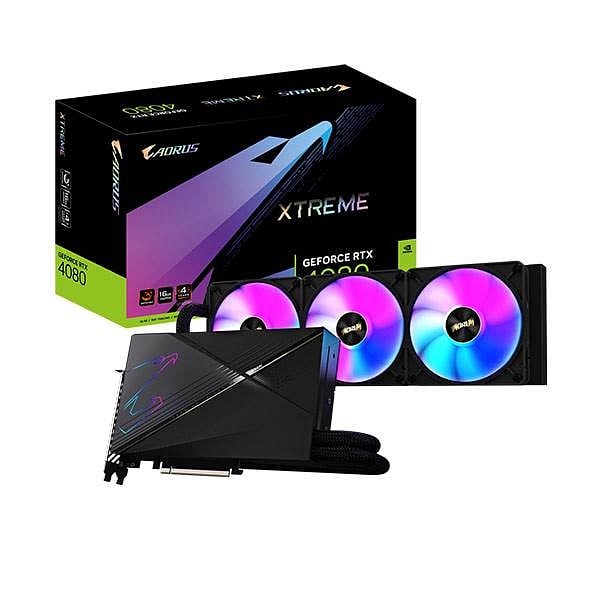 Gigabyte GeForce RTX 4080 Aorus Xtreme WaterForce 16GB GDDR6X DLSS3  Tarjeta Gráfica Nvidia