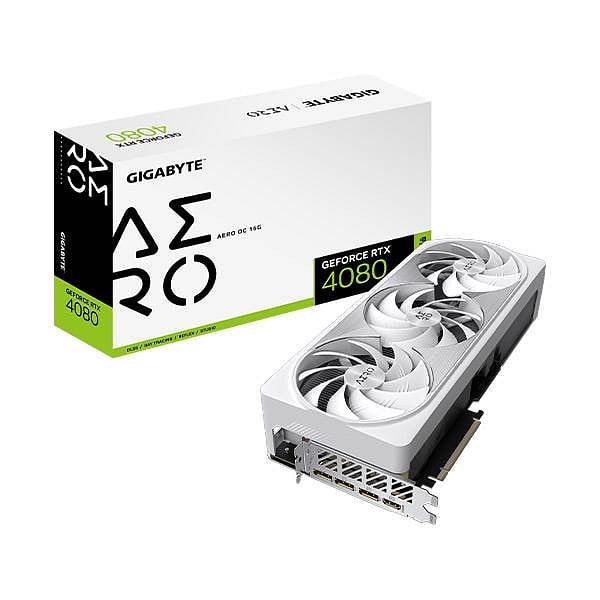 Gigabyte GeForce RTX 4080 Aero OC 16GB GDDR6X DLSS3  Tarjeta Gráfica Nvidia
