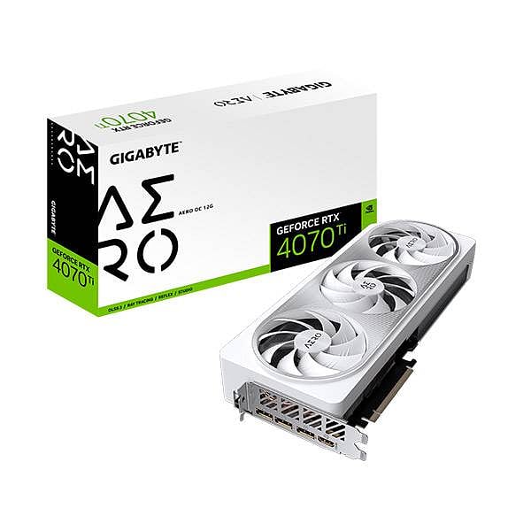 Gigabyte GeForce RTX 4070 Ti Aero OC 12GB GDDR6X DLSS3  Tarjeta Gráfica Nvidia
