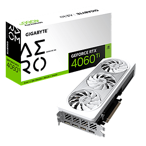 Gigabyte GeForce RTX 4060 Ti Aero OC 8GB GDDR6 DLSS3  Tarjeta Gráfica Nvidia