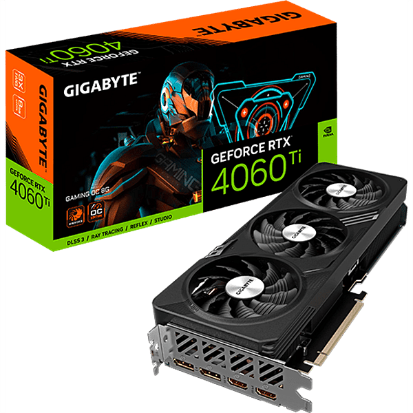 Gigabyte GeForce RTX 4060 Ti Gaming OC 8GB GDDR6 DLSS3  Tarjeta Gráfica Nvidia