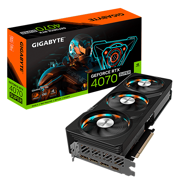 Gigabyte GeForce RTX 4070 Super Gaming OC 12GB GDDR6X DLSS3  Tarjeta Gráfica Nvidia