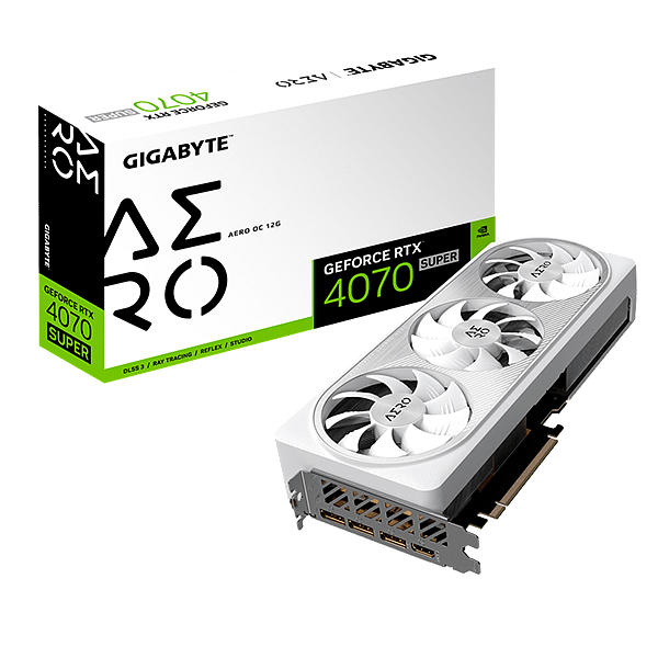 Gigabyte GeForce RTX 4070 Super Aero OC 12GB GDDR6X DLSS3  Tarjeta Gráfica Nvidia