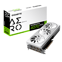 Gigabyte GeForce RTX 4070 Super Aero OC 12GB GDDR6X DLSS3  Tarjeta Gráfica Nvidia