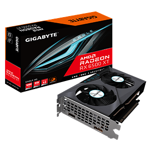 Gigabyte Radeon RX 6500 XT Eagle 4GB GDDR6  Tarjeta Gráfica AMD