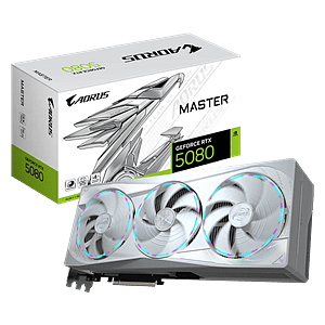 Gigabyte GeForce RTX 5080 Aorus Master Ice 16GB GDDR7 DLSS4  Tarjeta Gráfica Nvidia