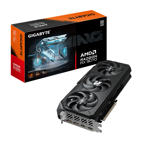 Gigabyte Radeon RX 9070 Gaming OC 16GB GDDR6  Tarjeta Gráfica AMD