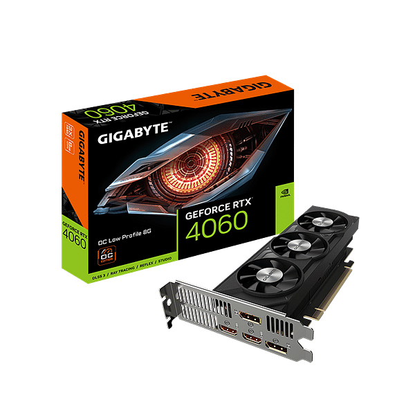 Gigabyte GeForce RTX 4060 Low OC 8GB GDDR6 DLSS3  Tarjeta Gráfica Nvidia