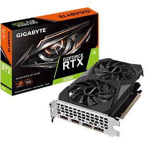 Gigabyte GeForce RTX 3050 Windforce 2X V2 6GB GDDR6 DLSS3  Tarjeta Gráfica Nvidia