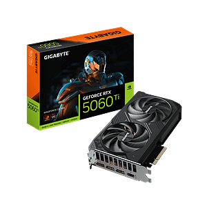 Gigabyte GeForce RTX 5060 Ti Windforce OC SFF 16GB GDDR7 DLSS4  Tarjeta Gráfica Nvidia