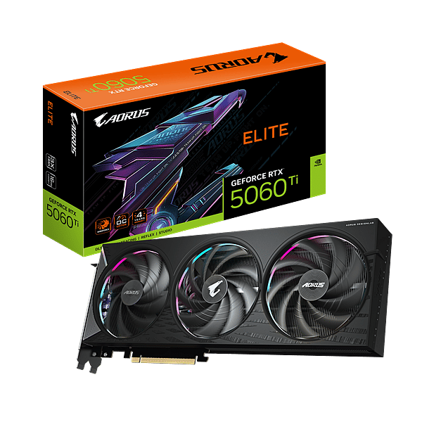 Gigabyte GeForce RTX 5060 Ti Elite 16GB GDDR7 DLSS4  Tarjeta Gráfica Nvidia