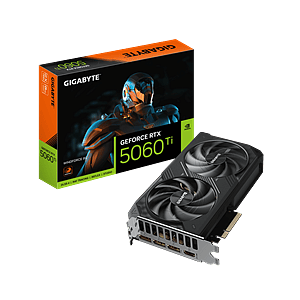 Gigabyte GeForce RTX 5060 Ti Windforce SFF 8GB GDDR7 DLSS4  Tarjeta Gráfica Nvidia
