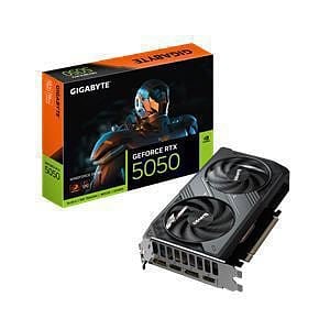 Gigabyte GeForce RTX 5050 Windforce OC 8GB GDDR6 DLSS4  Tarjeta Gráfica Nvidia