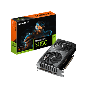 Gigabyte GeForce RTX 5050 Windforce OC 8GB GDDR6 DLSS4  Tarjeta Gráfica Nvidia