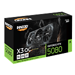 Inno3D GeForce RTX 5080 X3 OC 16GB GDDR7 DLSS4  Tarjeta Gráfica Nvidia