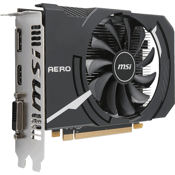 MSI AMD Radeon RX 550 Aero ITX 2GB OC  Gráfica