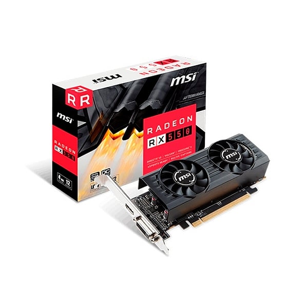 MSI AMD Radeon RX550 4GT LP OC 4GB  Gráfica