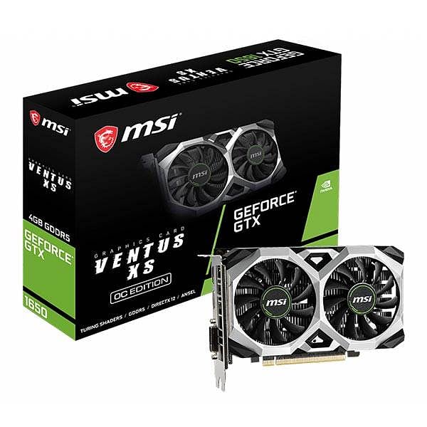 MSI GeForce GTX1650 OC Ventus XS 4GB GD5  Gráfica