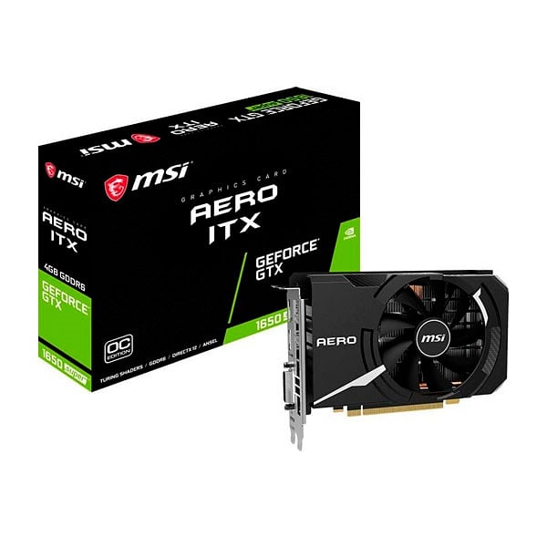MSI GeForce GTX1650 Super Aero ITX OC 4GB  Tarjeta Gráfica