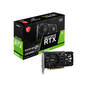 MSI GeForce RTX 3050 Ventus 2X E OC 6GB GDDR6 DLSS3  Tarjeta Gráfica Nvidia