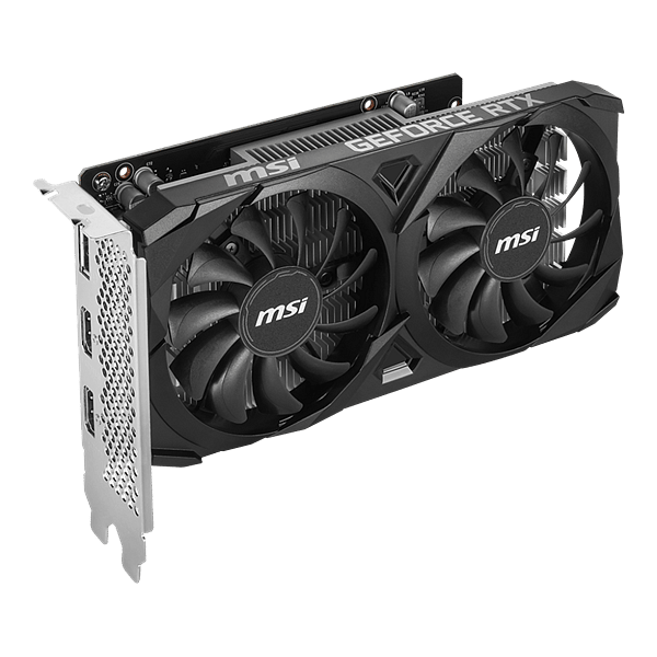 MSI GeForce RTX 3050 Ventus 2X E OC 6GB GDDR6 DLSS3  Tarjeta Gráfica Nvidia