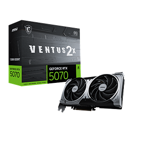 MSI GeForce RTX 5070 Ventus 2X OC 12GB GDDR7 DLSS4  Tarjeta Gráfica Nvidia