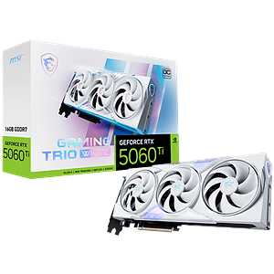 MSI GeForce RTX 5060 Ti Gaming OC White 16GB GDDR7 DLSS4  Blanca  Tarjeta Gráfica Nvidia