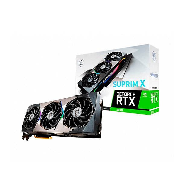 MSI GeForce RTX3070 Suprim X 8GB GDDR6 LHR  Tarjeta Gráfica Nvidia