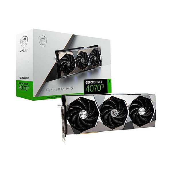 MSI GeForce RTX 4070 Ti Suprim X 12GB GDDR6X DLSS3  Tarjeta Gráfica Nvidia